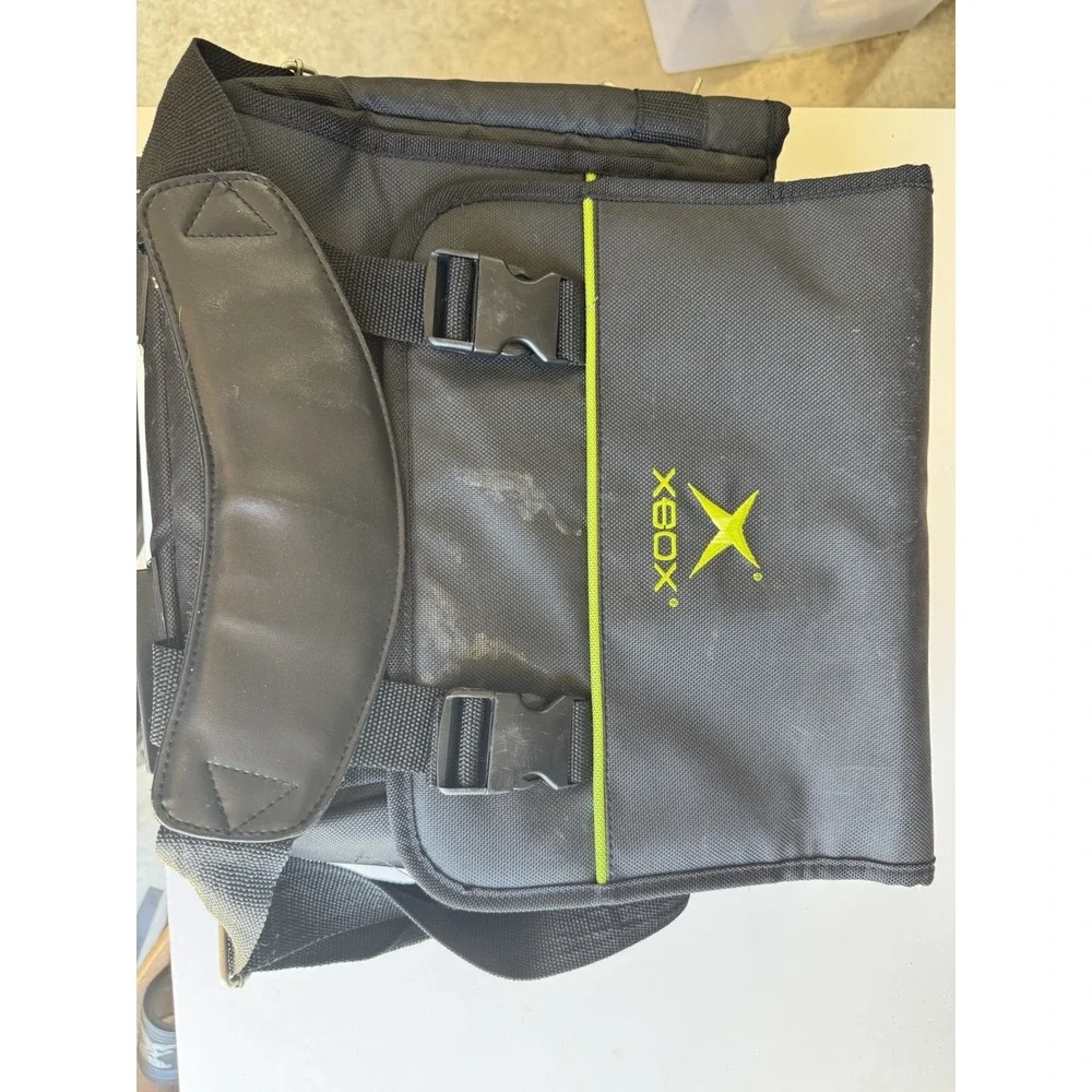Original OG XBOX Soft Shell Travel Storage Case Messenger Bag w/ Strap Vintage